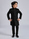 Boy's' Black Sherwani Set